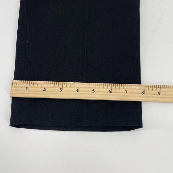 Christopher & Banks Chino Pants Women's 6 Black Mid-Rise Straight Leg Pockets - Picture 13 of 14